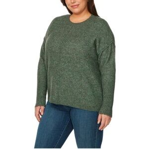 Legendary Outfitters Ladies' Cozy Knit Sweater Cream Oatmeal Crewneck Sweater